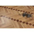 Brown Core HDF Material Laminado Arte Parquet